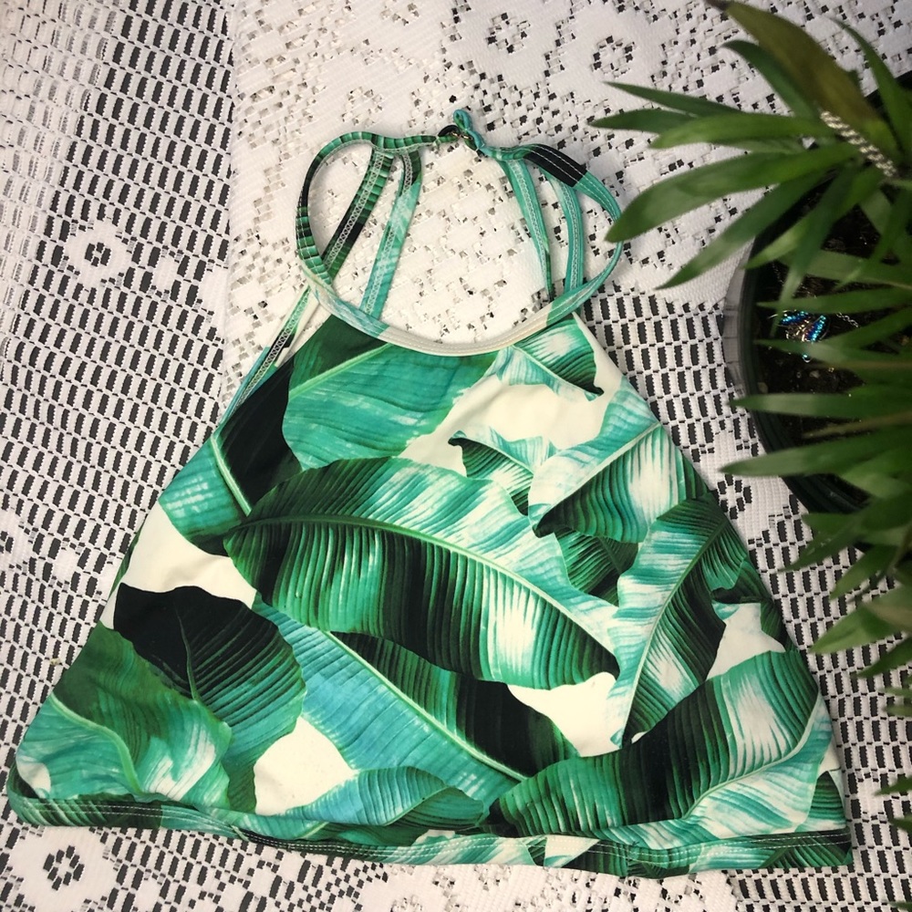 Palm tree bikini top